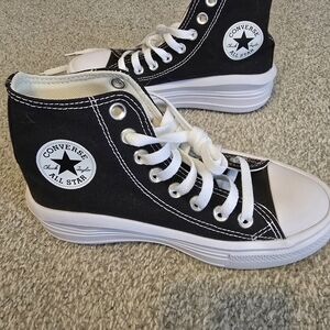 Converse Women's Black Platform High-Top Sneakers